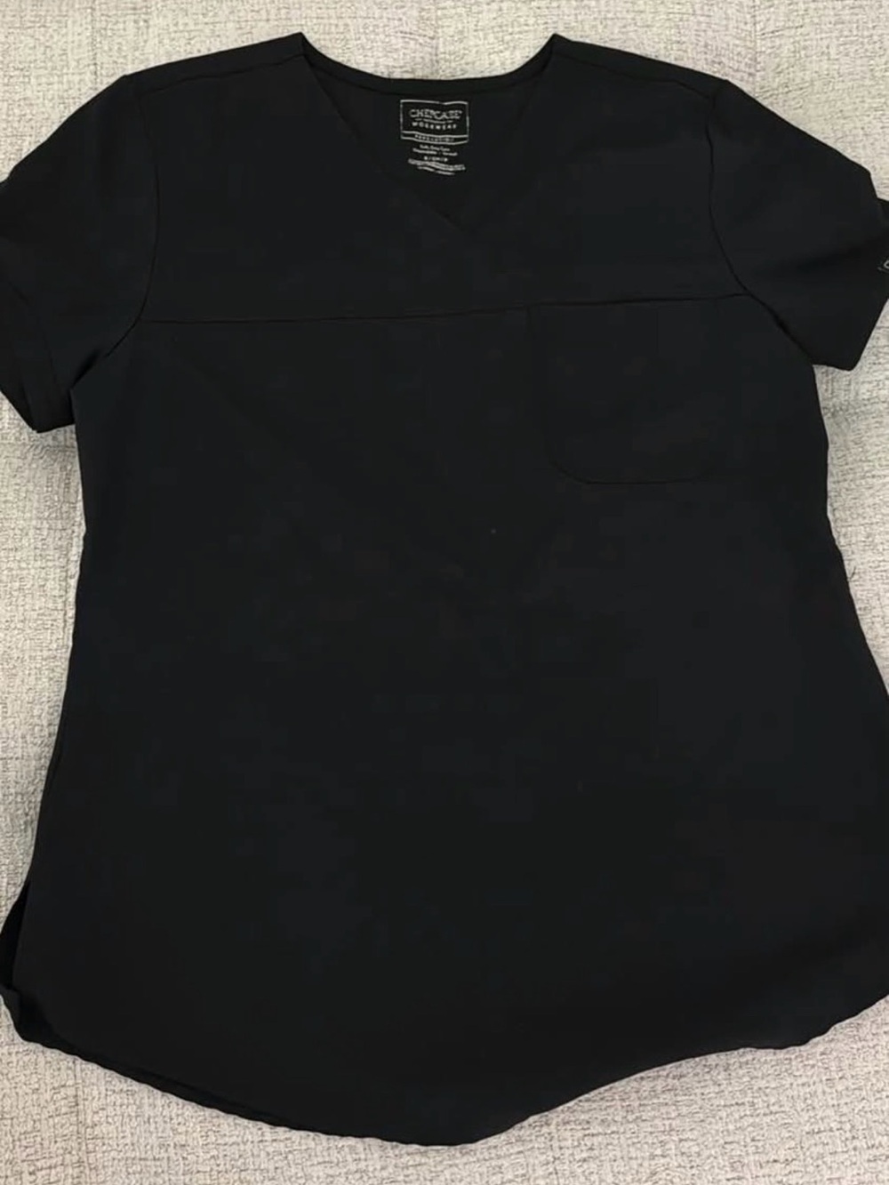 Cherokee scrub top | black